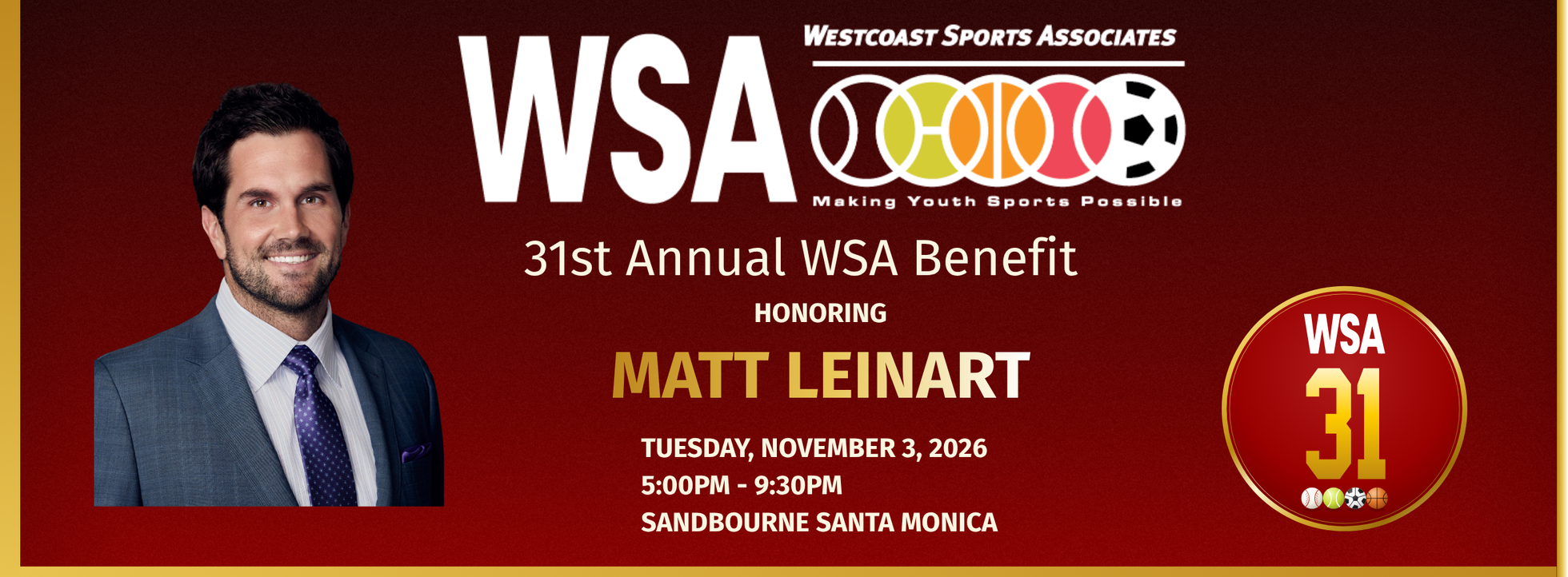 31st Annual WSA Benefit